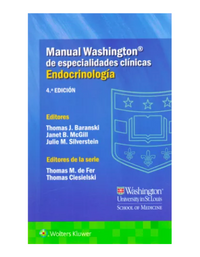 Manual Washington de especialidades clínicas. Endocrinología Ed.4º